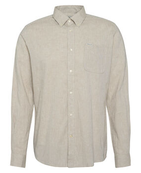 Chemise tailored lin coton Nelson stone