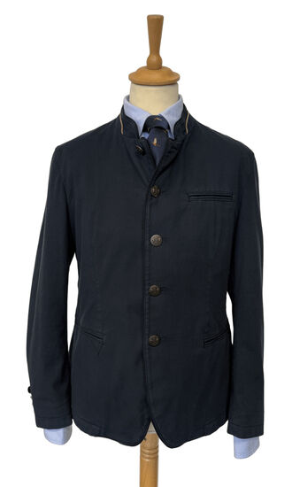 Veste autrichienne Belford coton navy
