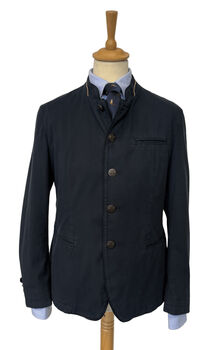 Veste autrichienne Belford coton navy