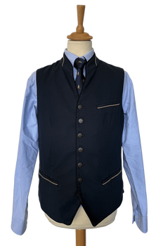 Waldo cotton austrian waistcoat in 3 colors