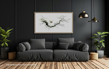 Limited edition large-format print on stretched canvas of the artwork Voltige