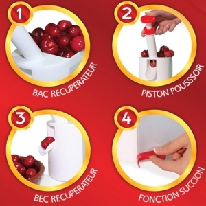 Ensemble de 4 Pcs d'Évidoirs et Dénoyauteurs Multifonctions pour Fruits, Outils d'Élimination des Graines en Acier Inoxydable pour Pomme, Poire, Cerise, Jujube, 4 Tailles Ensemble de 4 Pcs d'Évidoirs et Dénoyauteurs Multifonctions pour Fruits, Outils d'Élimination des Graines en Acier Inoxydable pour Pomme, Poire, Cerise, Jujube, 4 Tailles