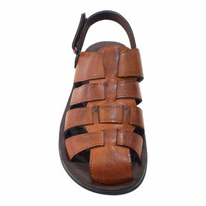 sandales homme marron talon