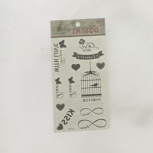 Tatouage temporaire à motif fantaisie réaliste modèle MIX