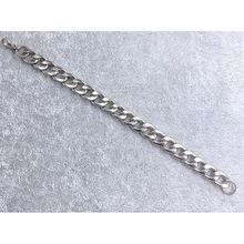 Bracelet homme acier chaîne gourmette longueur 21 cm - largeur 11,30 mm