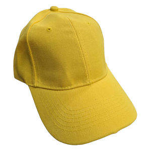 Casquette unie avec sangle serrage à l'arrière en velcro