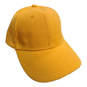 Casquette unie avec sangle serrage à l'arrière en velcro