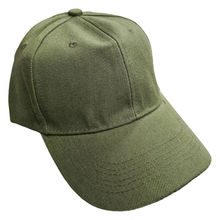 Casquette unie avec sangle serrage à l'arrière en velcro