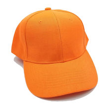 Casquette unie avec sangle serrage à l'arrière en velcro