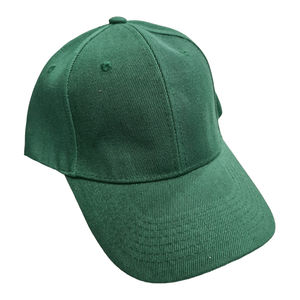 Casquette unie avec sangle serrage à l'arrière en velcro