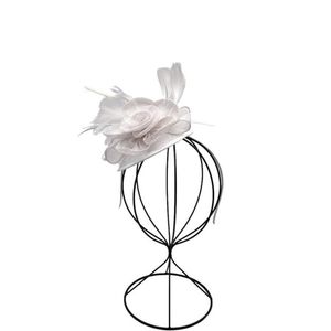 Serre-tête de cérémonie à fleur ornement de plumes coloris MIX