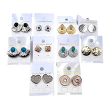 Boucles d'oreilles légères puces en acier inoxydable