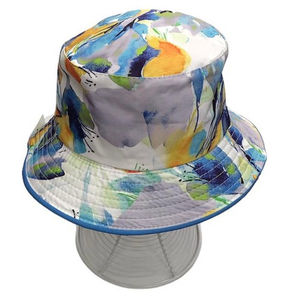 Chapeau bob 100% Coton avec motif aquarelle en 6 coloris