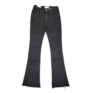 Grossiste de jean bootcut patte d'éléphant effiloché en bas de