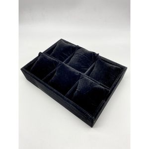 Présentoir avec 6 coussins pour montres et bracelets