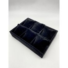 Présentoir avec 6 coussins pour montres et bracelets