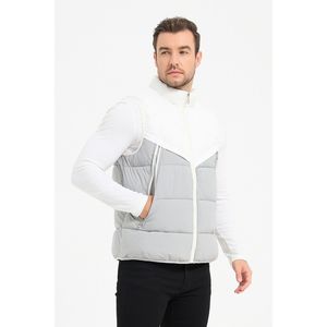 Doudoune de mi-saison sans manches style matelassé