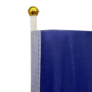 Petit drapeaux pays avec bâton fait en tissu de polyester 30x45 cm