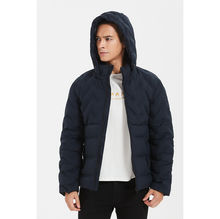 Doudoune zippée matelassée avec motifs différents