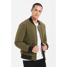 Bomber d'hiver design matelassé avec 4 poches