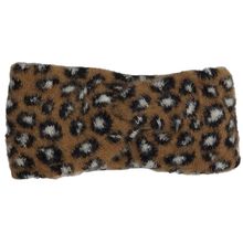 Bandeau d'hiver en fausse fourrure à motif de léopard - 12 pièces