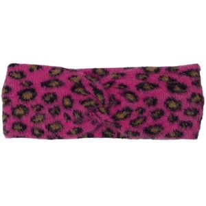 Bandeau d'hiver en fausse fourrure à motif de léopard - 12 pièces
