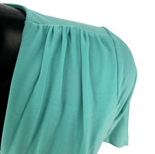 Body col cache-cœur en torsade à manches mi-longues