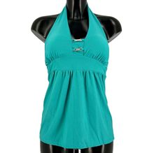 Top sans manches à dos nus avec orné de bijoux strass