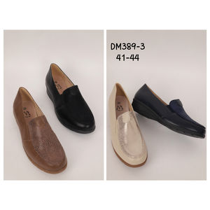 Mocassin compensé confort à motif reptile pour grande taille 41-44