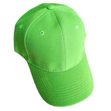 Casquette unie avec sangle serrage à l'arrière en velcro