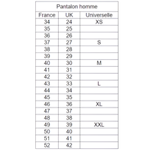 Jeans homme en coton avec légères usures décoratives