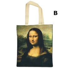 Tote bag en nylon avec motif au célèbre peinture