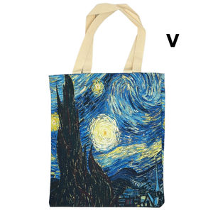 Tote bag en nylon avec motif au célèbre peinture