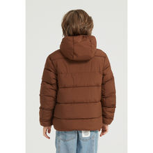 Doudoune bouffante avec capuche à 2 poches verticales très larges