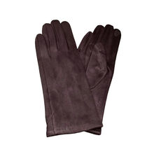 Gants index tactile à effet suédine coloris MIX