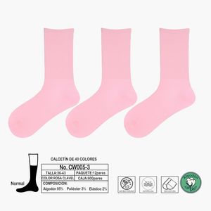 Chaussettes antibactériennes en coton sans couture anti-peluches