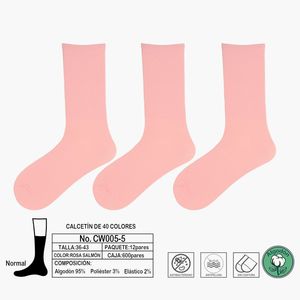 Chaussettes antibactériennes en coton sans couture anti-peluches