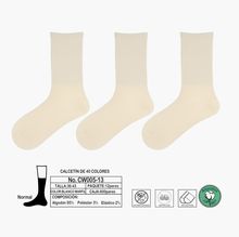 Chaussettes antibactériennes en coton sans couture anti-peluches