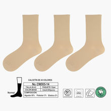 Chaussettes antibactériennes en coton sans couture anti-peluches