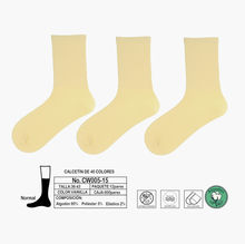 Chaussettes antibactériennes en coton sans couture anti-peluches