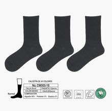 Chaussettes antibactériennes en coton sans couture anti-peluches
