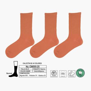 Chaussettes antibactériennes en coton sans couture anti-peluches