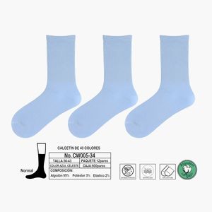 Chaussettes antibactériennes en coton sans couture anti-peluches