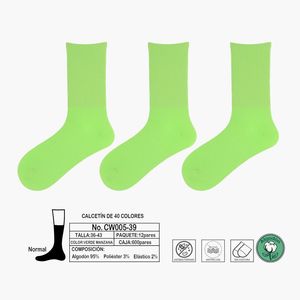 Chaussettes antibactériennes en coton sans couture anti-peluches