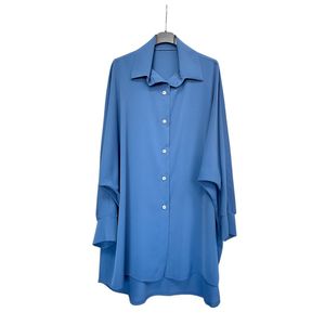 Chemise en tissu 100% polyester avec bouton sur la manche