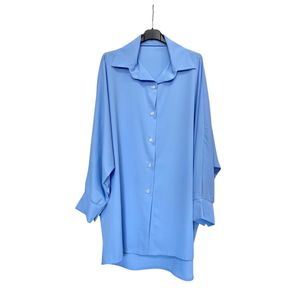 Chemise en tissu 100% polyester avec bouton sur la manche