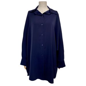 Chemise en tissu 100% polyester avec bouton sur la manche
