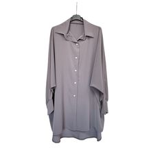 Chemise en tissu 100% polyester avec bouton sur la manche