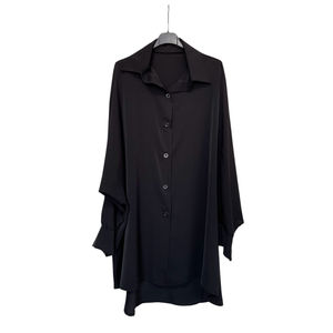 Chemise en tissu 100% polyester avec bouton sur la manche