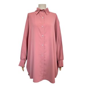 Chemise en tissu 100% polyester avec bouton sur la manche